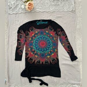 Colorful Mandala Long Sleeve Top